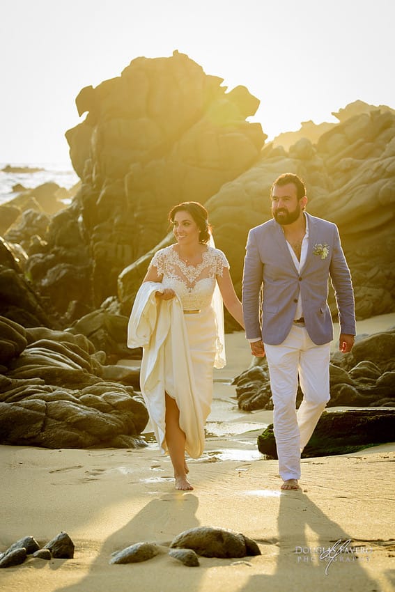 Tania and Luis, destination wedding at Playa Bacocho, Puerto Escondido, Oaxaca