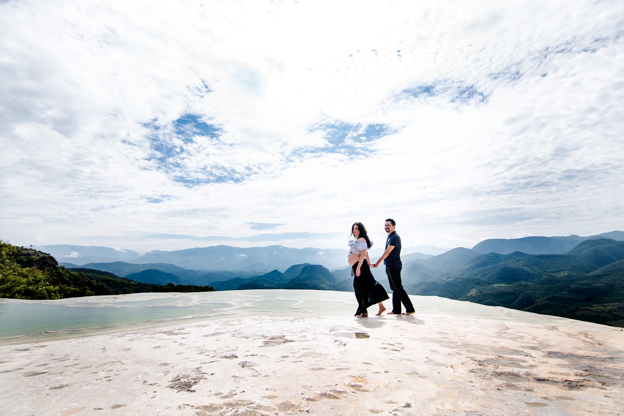 Cecilia & Marin — Hierve el Agua, Oaxaca — Douglas Favero Photography