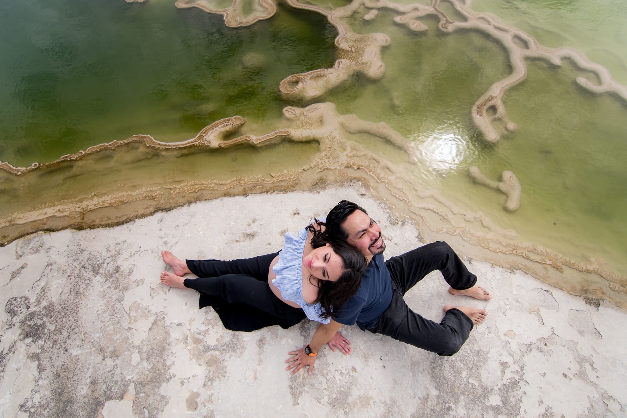 Cecilia & Marin — Hierve el Agua, Oaxaca — Douglas Favero Photography