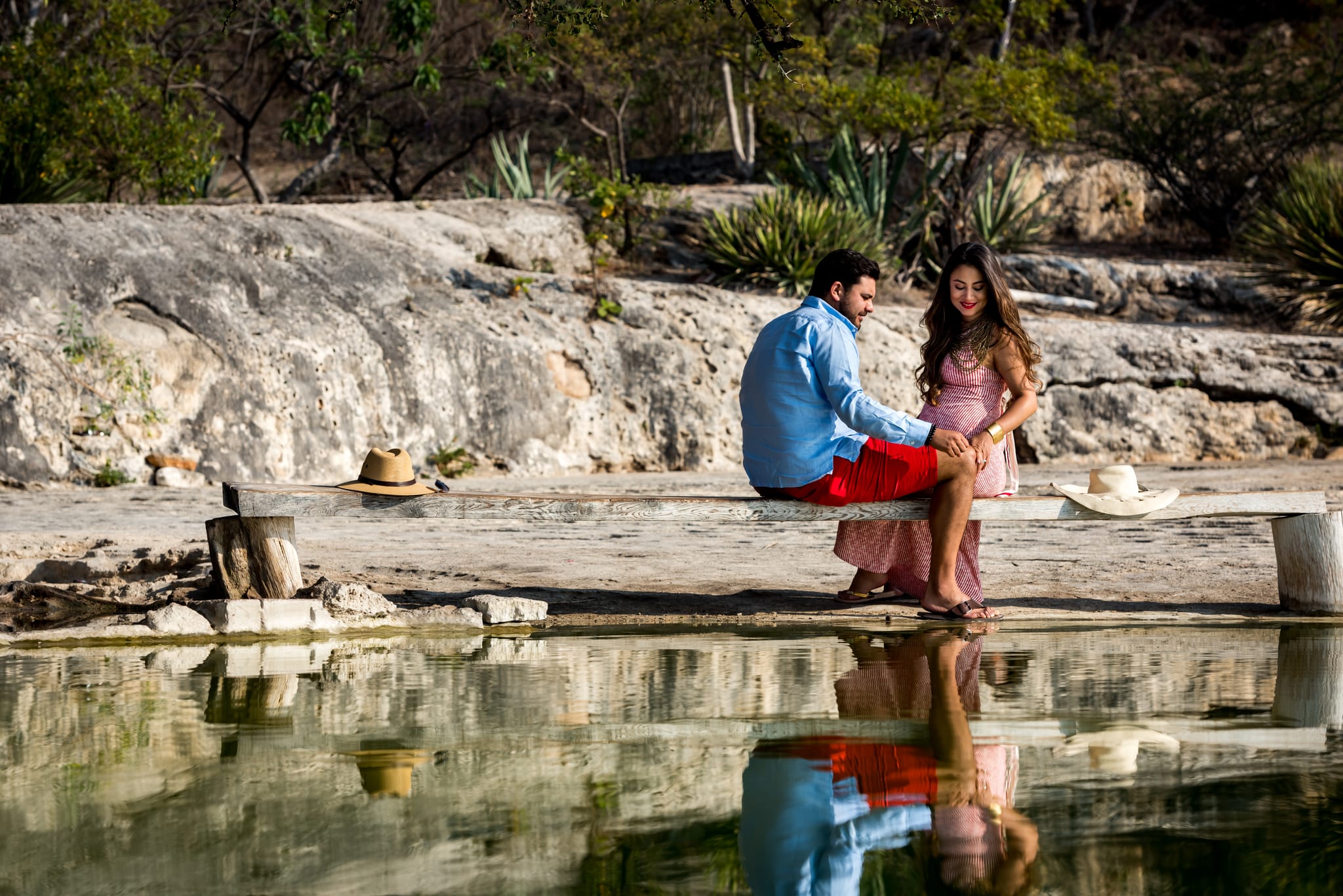 Rosalva & Enrique — Hierve el Agua, Oaxaca — Douglas Favero Photography