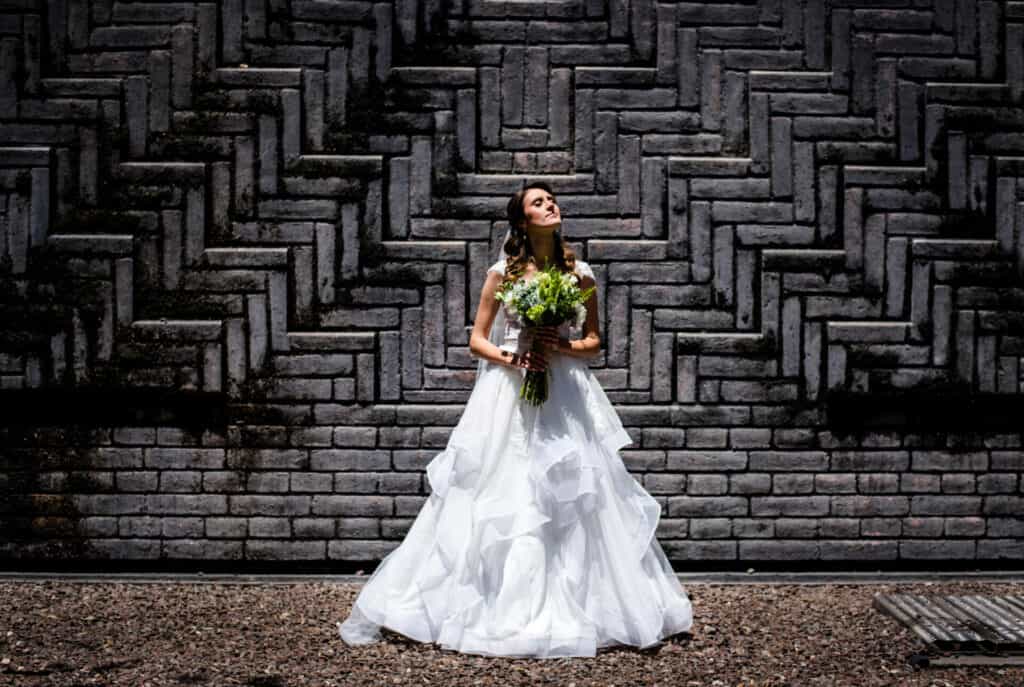 Hotel Azul wedding venue, Oaxaca, boutique minimalist courtyard