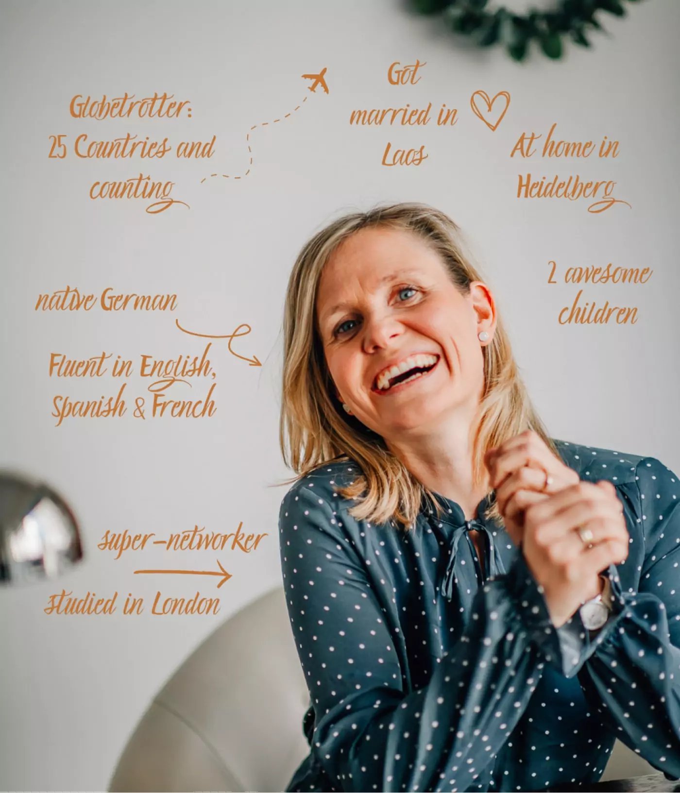 Katrin of Celebrate Life Events, Heidelberg wedding planner, laughing