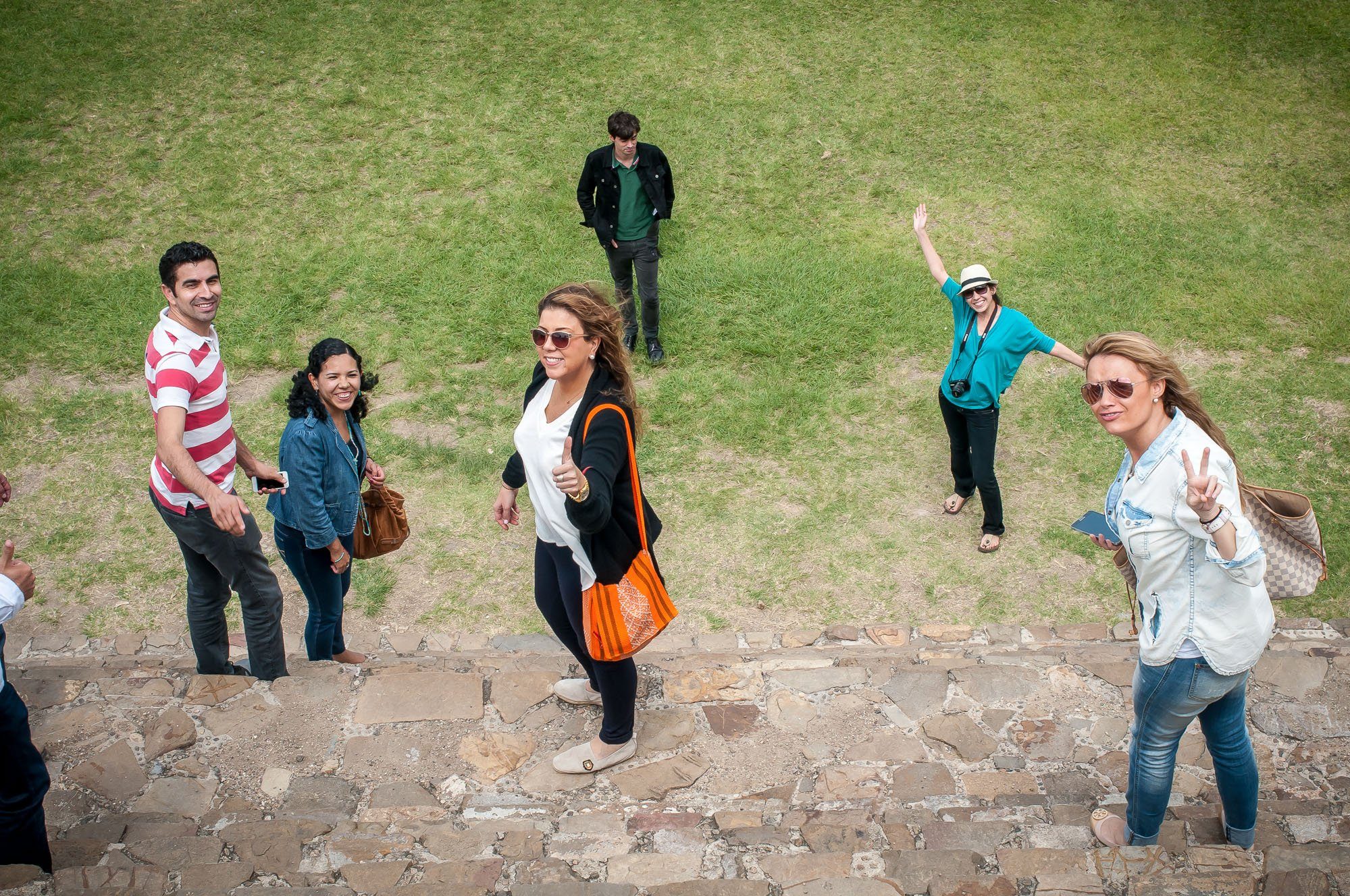 A group at Monte Albán