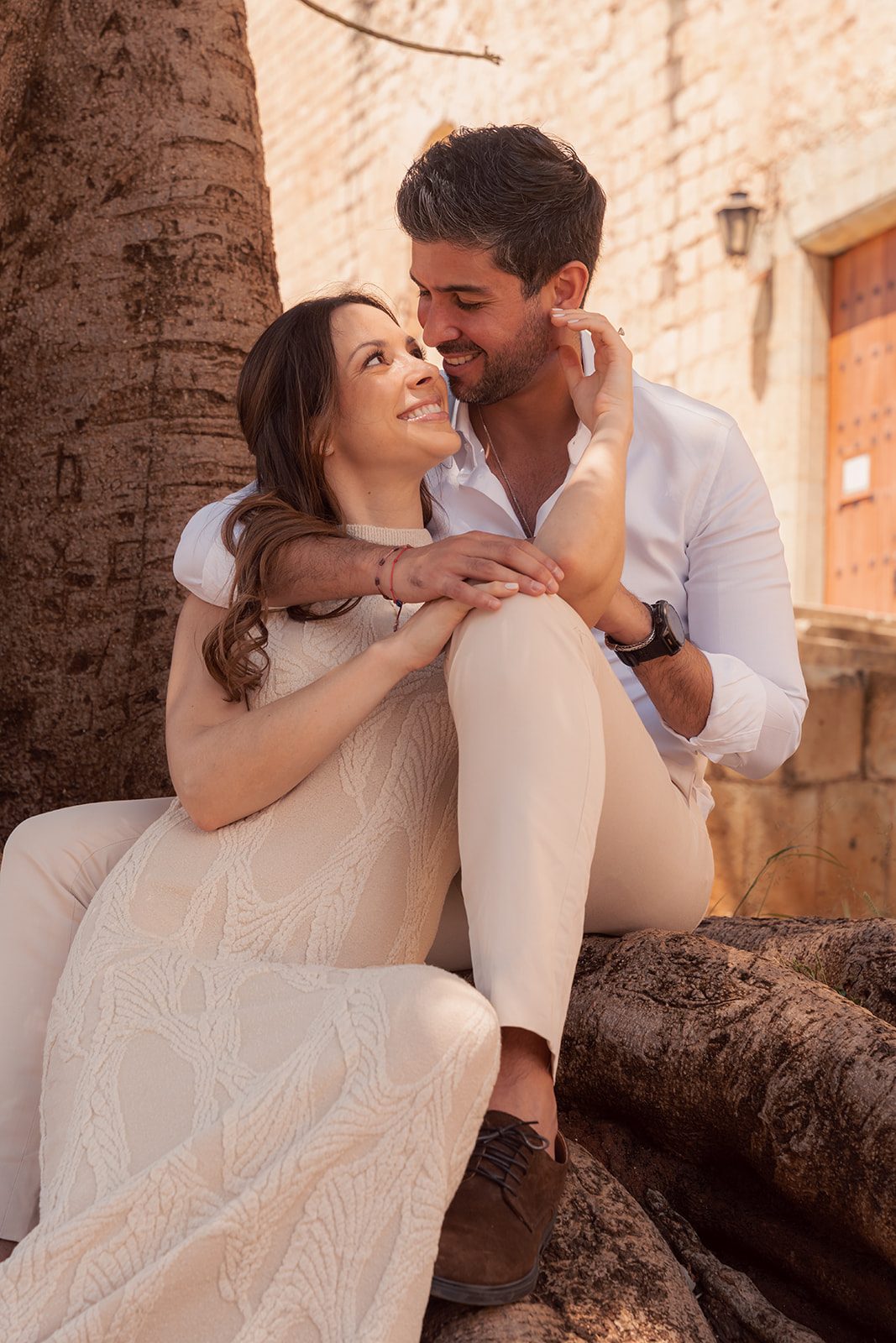 Under a big tree near Santo Domingo