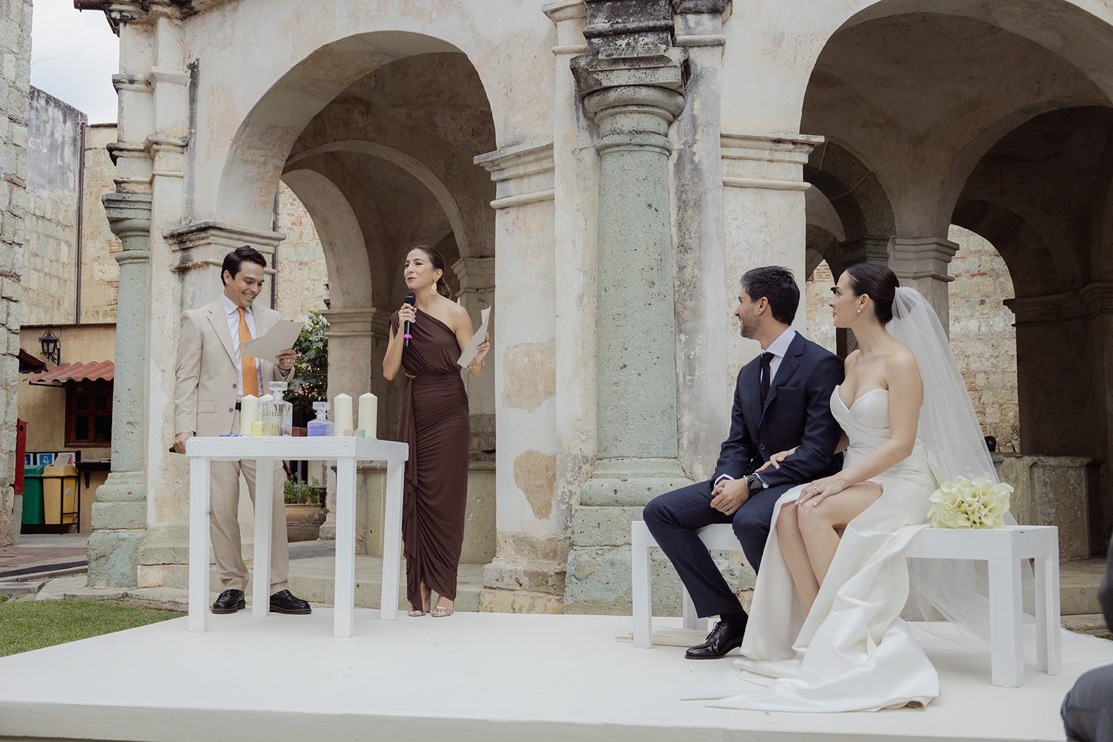 Mariana & Eduardo — Hotel Quinta Real, La Fábrica Patio — Douglas Favero Photography